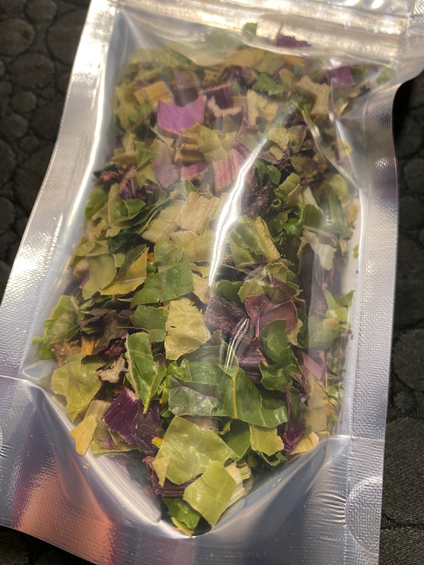Rainbow Chard - for Hermit Crabs