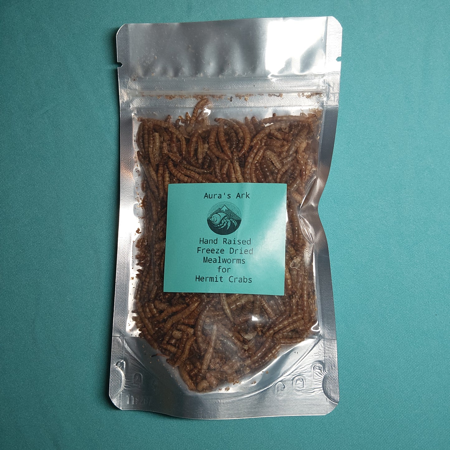 Hand Raised Mealworms - for Hermit Crabs