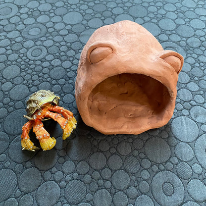 Ceramic Cave Guardian - for Hermit Crabs