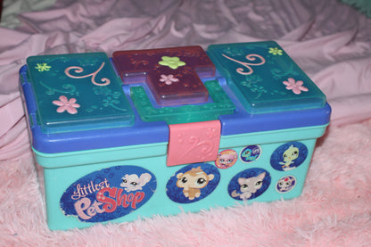 LPS Tackle Box Carry Case with Latch - Teal